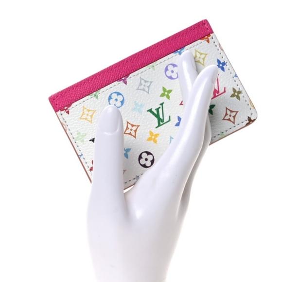 Louis Vuitton x Murakami Multicolor Card Holder – Kawaii Pink, Rare & Retired - Picture 7 of 11
